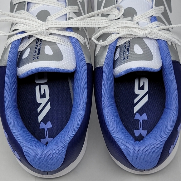 Under Armour Golf Shoe Charged Breathe  Cleats 3026403-100 Women’s Size 9.5 New - Picture 10 of 10